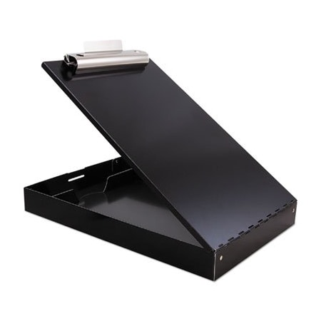 Saundermfg Saunders, REDI-RITE ALUMINUM STORAGE CLIPBOARD, 1in CLIP CAPACITY, 8 1/2 X 11 SHEETS, BLACK 11018